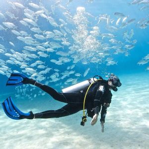 diving