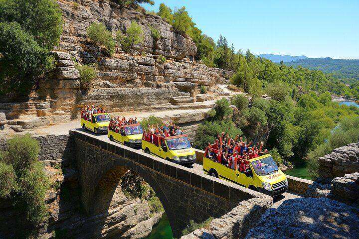5in1 Super Combo (Rafting-Zipline-Buggy Riding-Open Air Cabrio Bus-Koprulu Canyon)